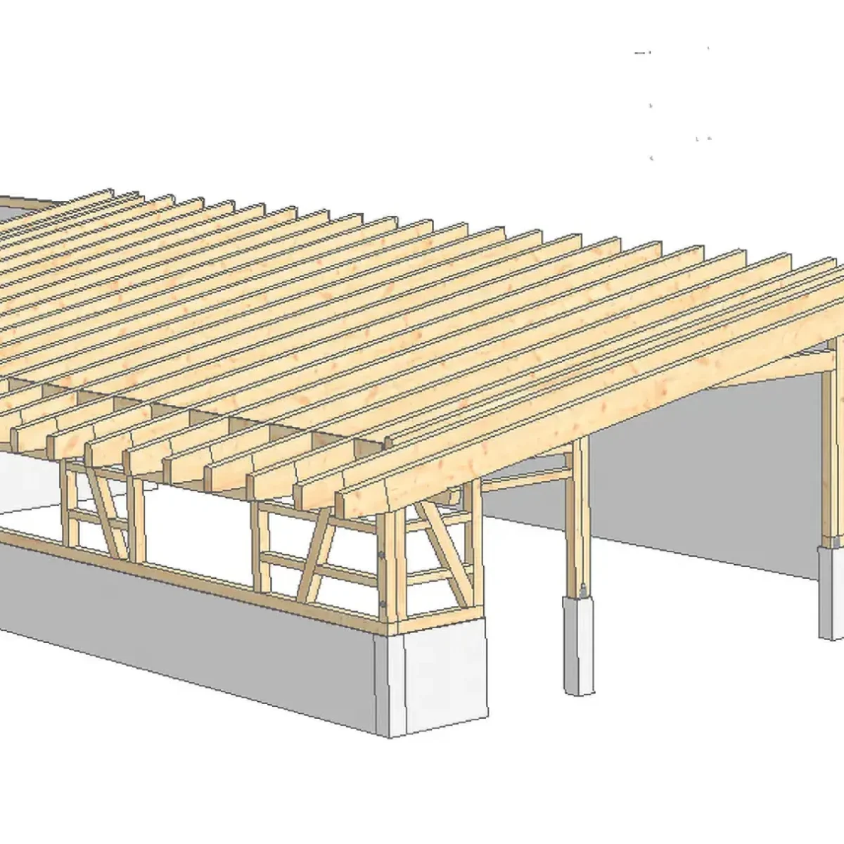 Sigg Holzbau Thayngen | Planung CAD Zeichnung
